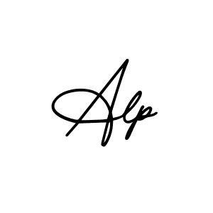 Make a beautiful signature design for name Alp. With this signature (AmerikaSignatureDemo-Regular) style, you can create a handwritten signature for free. Alp signature style 3 images and pictures png