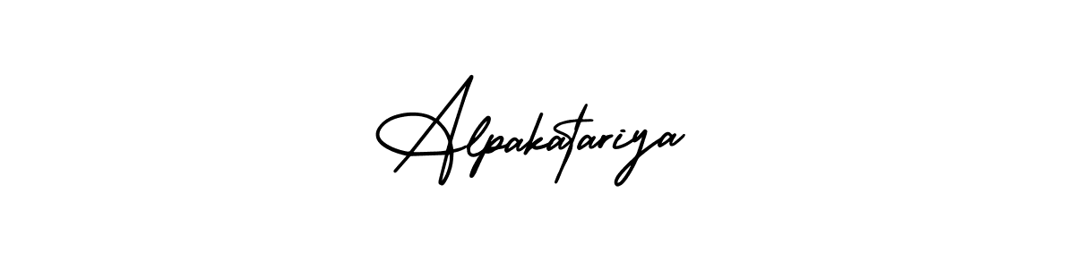 Alpakatariya stylish signature style. Best Handwritten Sign (AmerikaSignatureDemo-Regular) for my name. Handwritten Signature Collection Ideas for my name Alpakatariya. Alpakatariya signature style 3 images and pictures png
