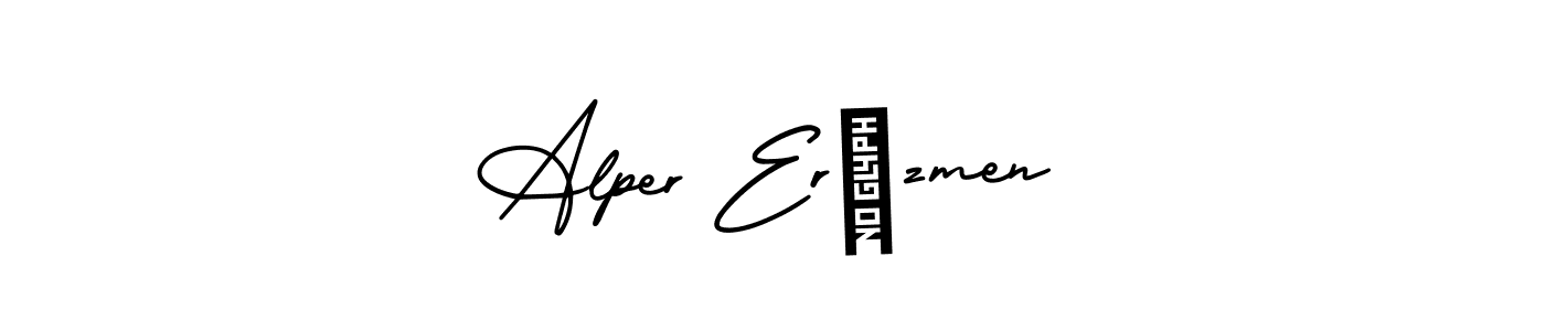 It looks lik you need a new signature style for name Alper Erözmen. Design unique handwritten (AmerikaSignatureDemo-Regular) signature with our free signature maker in just a few clicks. Alper Erözmen signature style 3 images and pictures png