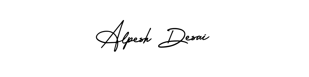 Create a beautiful signature design for name Alpesh Desai. With this signature (AmerikaSignatureDemo-Regular) fonts, you can make a handwritten signature for free. Alpesh Desai signature style 3 images and pictures png