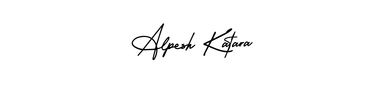 This is the best signature style for the Alpesh Katara name. Also you like these signature font (AmerikaSignatureDemo-Regular). Mix name signature. Alpesh Katara signature style 3 images and pictures png