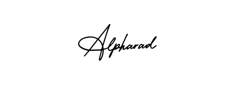 Make a beautiful signature design for name Alpharad. Use this online signature maker to create a handwritten signature for free. Alpharad signature style 3 images and pictures png