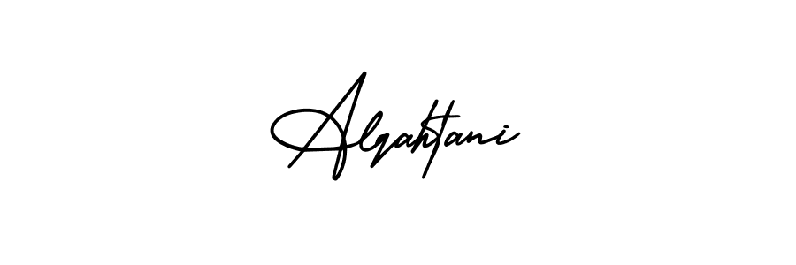 Design your own signature with our free online signature maker. With this signature software, you can create a handwritten (AmerikaSignatureDemo-Regular) signature for name Alqahtani. Alqahtani signature style 3 images and pictures png