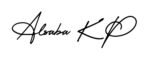 Design your own signature with our free online signature maker. With this signature software, you can create a handwritten (AmerikaSignatureDemo-Regular) signature for name Alsaba K P. Alsaba K P signature style 3 images and pictures png