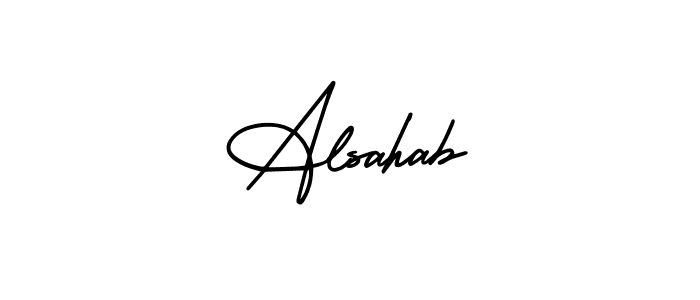 AmerikaSignatureDemo-Regular is a professional signature style that is perfect for those who want to add a touch of class to their signature. It is also a great choice for those who want to make their signature more unique. Get Alsahab name to fancy signature for free. Alsahab signature style 3 images and pictures png
