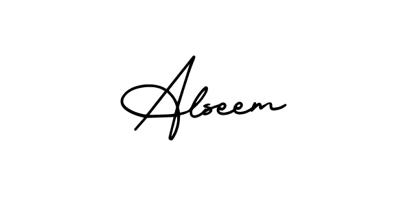 It looks lik you need a new signature style for name Alseem. Design unique handwritten (AmerikaSignatureDemo-Regular) signature with our free signature maker in just a few clicks. Alseem signature style 3 images and pictures png
