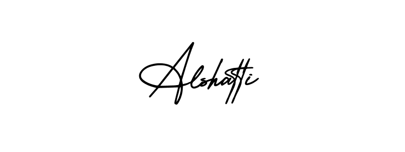 How to Draw Alshatti signature style? AmerikaSignatureDemo-Regular is a latest design signature styles for name Alshatti. Alshatti signature style 3 images and pictures png