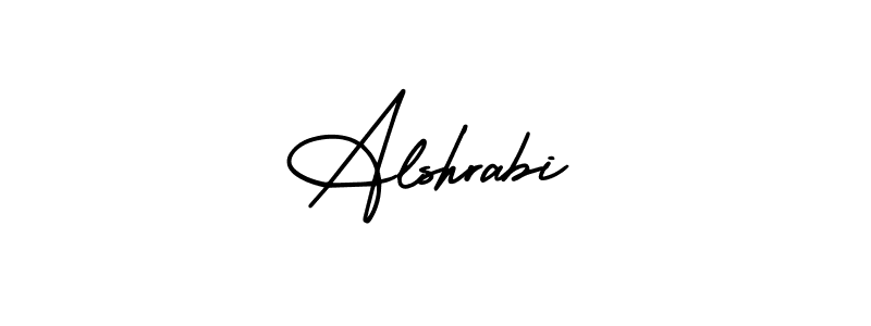 You should practise on your own different ways (AmerikaSignatureDemo-Regular) to write your name (Alshrabi) in signature. don't let someone else do it for you. Alshrabi signature style 3 images and pictures png