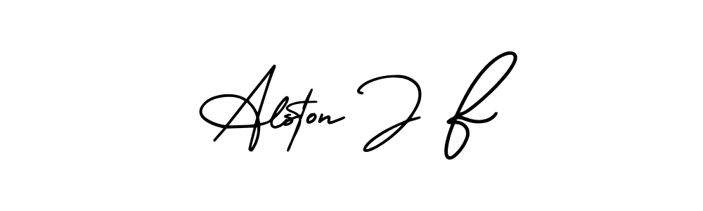 You can use this online signature creator to create a handwritten signature for the name Alston J F. This is the best online autograph maker. Alston J F signature style 3 images and pictures png