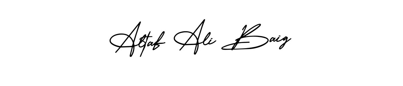 See photos of Altaf Ali Baig official signature by Spectra . Check more albums & portfolios. Read reviews & check more about AmerikaSignatureDemo-Regular font. Altaf Ali Baig signature style 3 images and pictures png