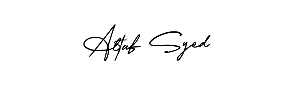 How to make Altaf Syed name signature. Use AmerikaSignatureDemo-Regular style for creating short signs online. This is the latest handwritten sign. Altaf Syed signature style 3 images and pictures png