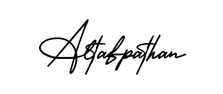 Achieve flawless digital penmanship with Altafpathan name in AmerikaSignatureDemo-Regular font. The perfect tool for creating online signatures. Altafpathan signature style 3 images and pictures png