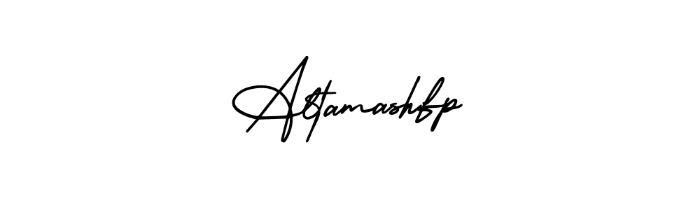 It looks lik you need a new signature style for name Altamashfp. Design unique handwritten (AmerikaSignatureDemo-Regular) signature with our free signature maker in just a few clicks. Altamashfp signature style 3 images and pictures png