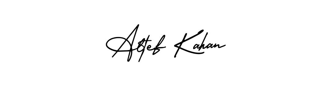 Design your own signature with our free online signature maker. With this signature software, you can create a handwritten (AmerikaSignatureDemo-Regular) signature for name Altef Kahan. Altef Kahan signature style 3 images and pictures png