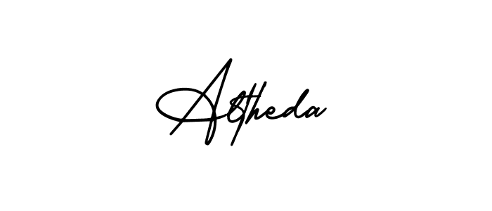 It looks lik you need a new signature style for name Altheda. Design unique handwritten (AmerikaSignatureDemo-Regular) signature with our free signature maker in just a few clicks. Altheda signature style 3 images and pictures png