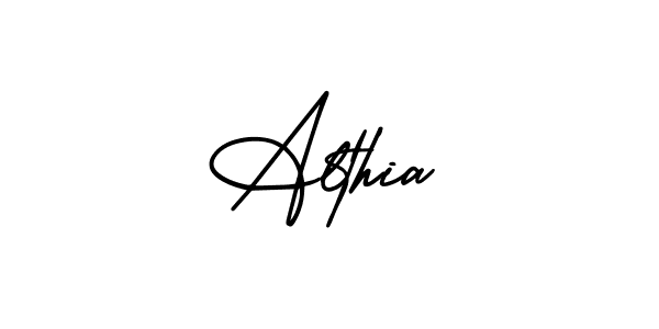 Make a beautiful signature design for name Althia. With this signature (AmerikaSignatureDemo-Regular) style, you can create a handwritten signature for free. Althia signature style 3 images and pictures png