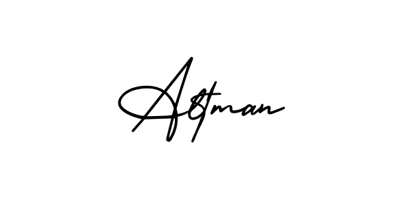 Use a signature maker to create a handwritten signature online. With this signature software, you can design (AmerikaSignatureDemo-Regular) your own signature for name Altman. Altman signature style 3 images and pictures png