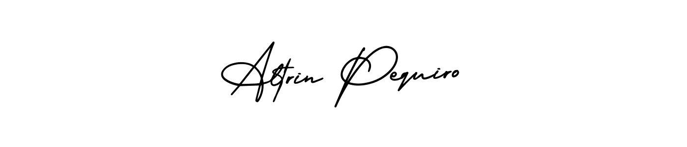 Check out images of Autograph of Altrin Pequiro name. Actor Altrin Pequiro Signature Style. AmerikaSignatureDemo-Regular is a professional sign style online. Altrin Pequiro signature style 3 images and pictures png
