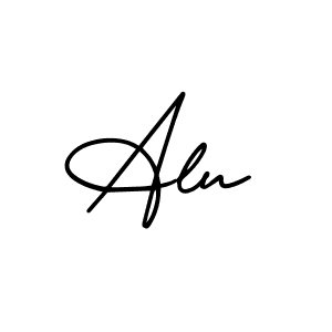 How to Draw Alu signature style? AmerikaSignatureDemo-Regular is a latest design signature styles for name Alu. Alu signature style 3 images and pictures png