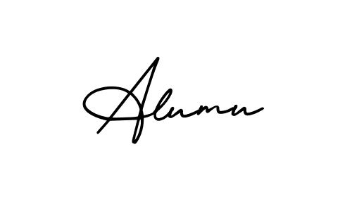 Check out images of Autograph of Alumu name. Actor Alumu Signature Style. AmerikaSignatureDemo-Regular is a professional sign style online. Alumu signature style 3 images and pictures png