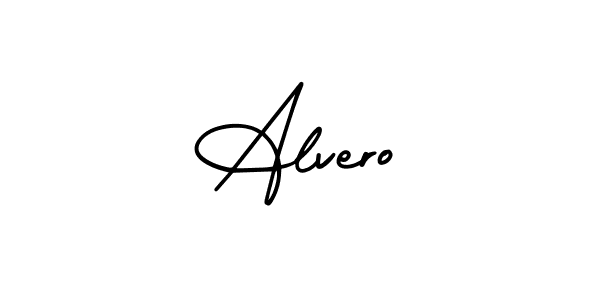 Best and Professional Signature Style for Alvero. AmerikaSignatureDemo-Regular Best Signature Style Collection. Alvero signature style 3 images and pictures png