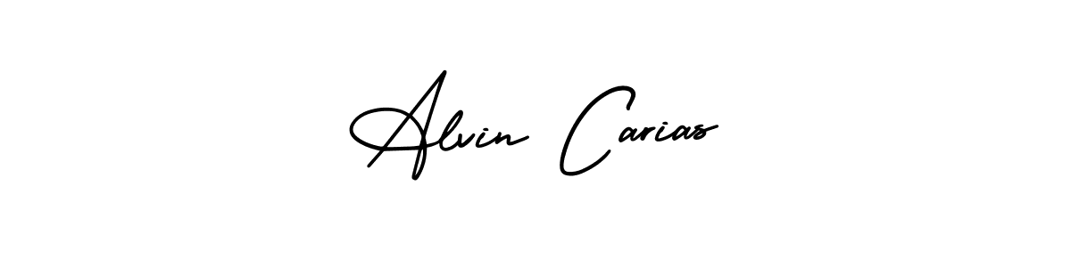 Also You can easily find your signature by using the search form. We will create Alvin Carias name handwritten signature images for you free of cost using AmerikaSignatureDemo-Regular sign style. Alvin Carias signature style 3 images and pictures png