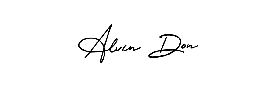 Also we have Alvin Don name is the best signature style. Create professional handwritten signature collection using AmerikaSignatureDemo-Regular autograph style. Alvin Don signature style 3 images and pictures png