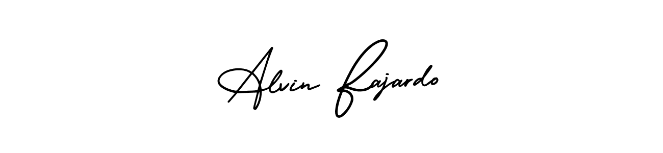 How to make Alvin Fajardo signature? AmerikaSignatureDemo-Regular is a professional autograph style. Create handwritten signature for Alvin Fajardo name. Alvin Fajardo signature style 3 images and pictures png