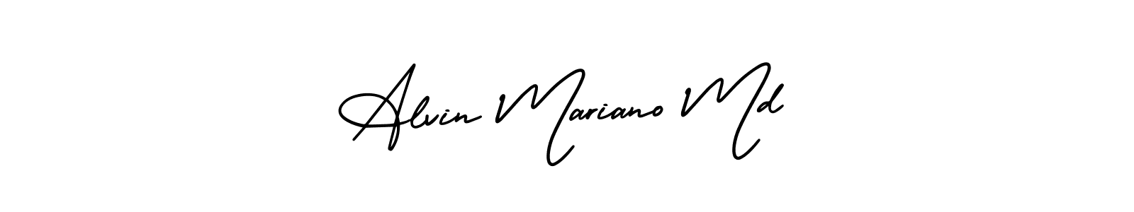 Also we have Alvin Mariano Md name is the best signature style. Create professional handwritten signature collection using AmerikaSignatureDemo-Regular autograph style. Alvin Mariano Md signature style 3 images and pictures png