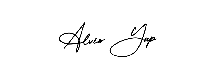 Similarly AmerikaSignatureDemo-Regular is the best handwritten signature design. Signature creator online .You can use it as an online autograph creator for name Alvis Yap. Alvis Yap signature style 3 images and pictures png