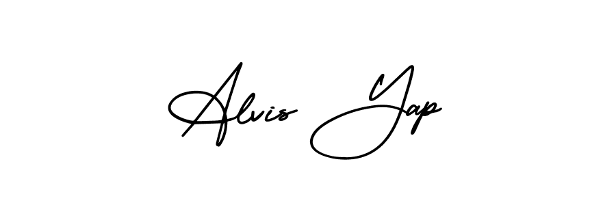 Similarly AmerikaSignatureDemo-Regular is the best handwritten signature design. Signature creator online .You can use it as an online autograph creator for name Alvis Yap. Alvis Yap signature style 3 images and pictures png