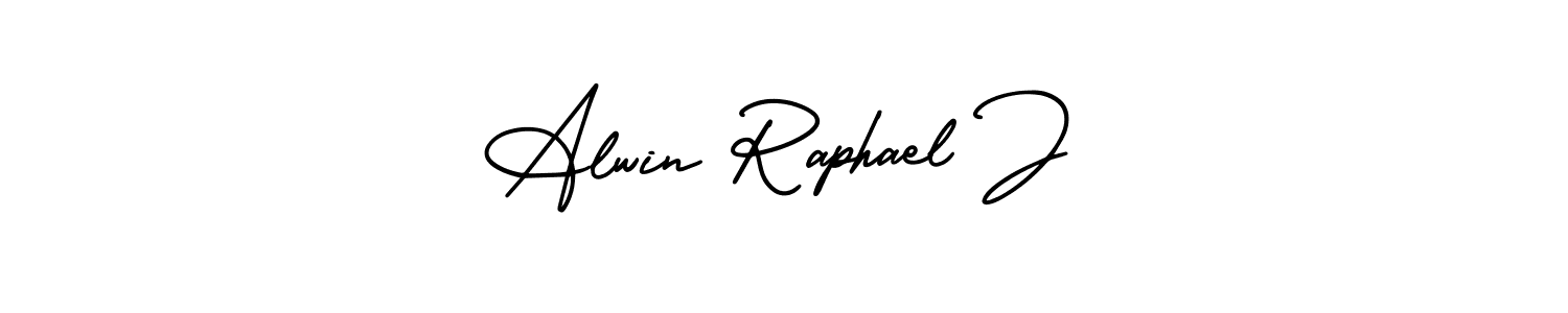 Similarly AmerikaSignatureDemo-Regular is the best handwritten signature design. Signature creator online .You can use it as an online autograph creator for name Alwin Raphael J. Alwin Raphael J signature style 3 images and pictures png
