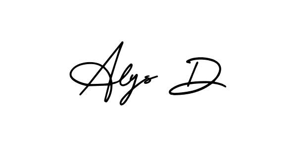 How to Draw Alys D signature style? AmerikaSignatureDemo-Regular is a latest design signature styles for name Alys D. Alys D signature style 3 images and pictures png