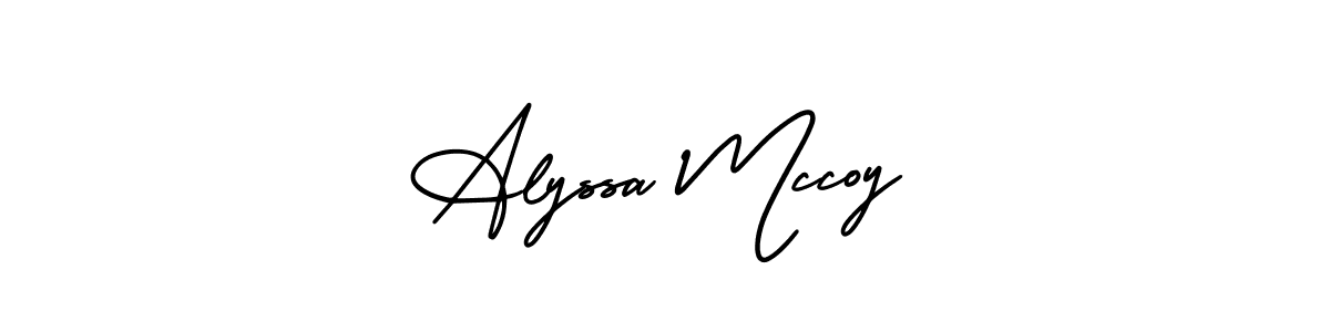 Also You can easily find your signature by using the search form. We will create Alyssa Mccoy name handwritten signature images for you free of cost using AmerikaSignatureDemo-Regular sign style. Alyssa Mccoy signature style 3 images and pictures png