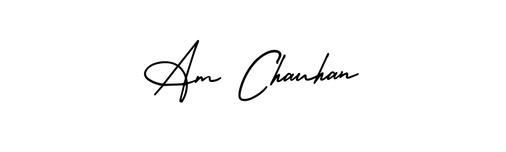 Make a beautiful signature design for name Am Chauhan. Use this online signature maker to create a handwritten signature for free. Am Chauhan signature style 3 images and pictures png