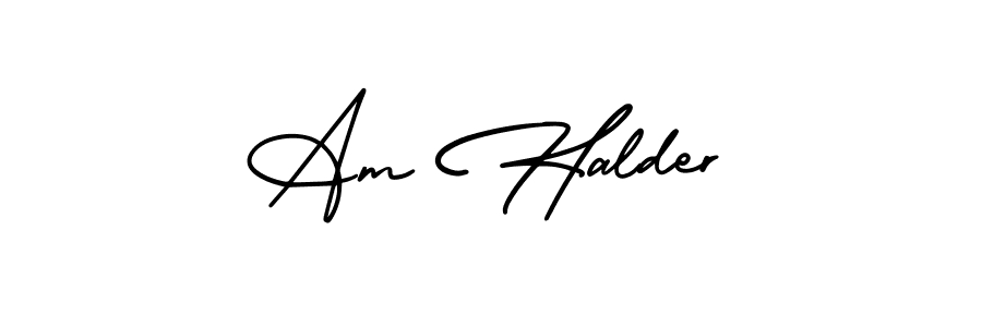 Make a beautiful signature design for name Am Halder. Use this online signature maker to create a handwritten signature for free. Am Halder signature style 3 images and pictures png