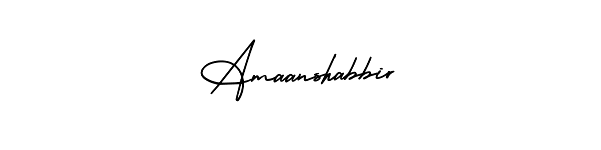 Create a beautiful signature design for name Amaanshabbir. With this signature (AmerikaSignatureDemo-Regular) fonts, you can make a handwritten signature for free. Amaanshabbir signature style 3 images and pictures png