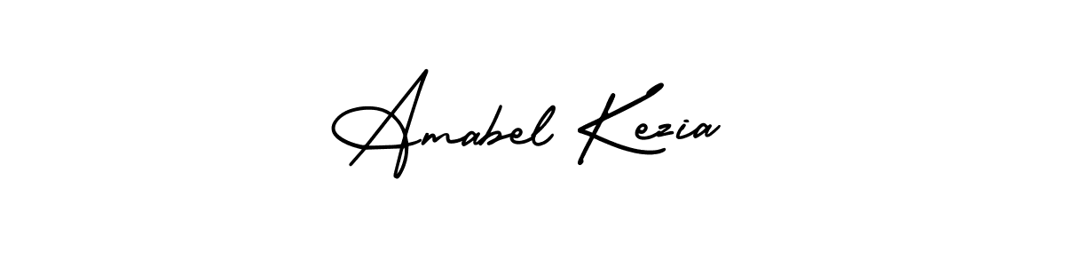 Amabel Kezia stylish signature style. Best Handwritten Sign (AmerikaSignatureDemo-Regular) for my name. Handwritten Signature Collection Ideas for my name Amabel Kezia. Amabel Kezia signature style 3 images and pictures png