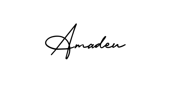 Also we have Amadeu name is the best signature style. Create professional handwritten signature collection using AmerikaSignatureDemo-Regular autograph style. Amadeu signature style 3 images and pictures png