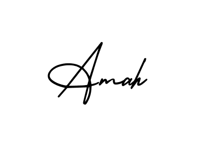 How to make Amah signature? AmerikaSignatureDemo-Regular is a professional autograph style. Create handwritten signature for Amah name. Amah signature style 3 images and pictures png