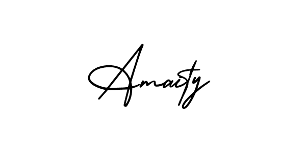 AmerikaSignatureDemo-Regular is a professional signature style that is perfect for those who want to add a touch of class to their signature. It is also a great choice for those who want to make their signature more unique. Get Amaity name to fancy signature for free. Amaity signature style 3 images and pictures png