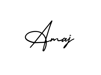 It looks lik you need a new signature style for name Amaj. Design unique handwritten (AmerikaSignatureDemo-Regular) signature with our free signature maker in just a few clicks. Amaj signature style 3 images and pictures png