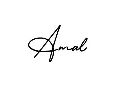 Design your own signature with our free online signature maker. With this signature software, you can create a handwritten (AmerikaSignatureDemo-Regular) signature for name Amal. Amal signature style 3 images and pictures png
