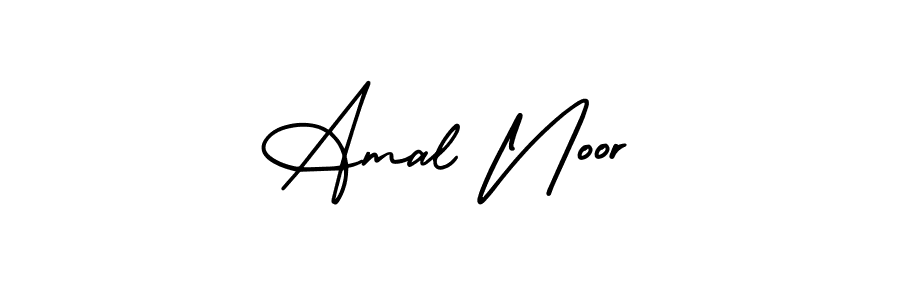 Make a beautiful signature design for name Amal Noor. With this signature (AmerikaSignatureDemo-Regular) style, you can create a handwritten signature for free. Amal Noor signature style 3 images and pictures png