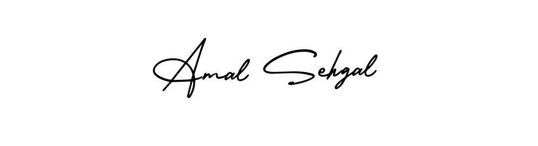 This is the best signature style for the Amal Sehgal name. Also you like these signature font (AmerikaSignatureDemo-Regular). Mix name signature. Amal Sehgal signature style 3 images and pictures png