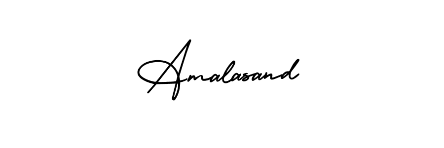 You can use this online signature creator to create a handwritten signature for the name Amalasand. This is the best online autograph maker. Amalasand signature style 3 images and pictures png