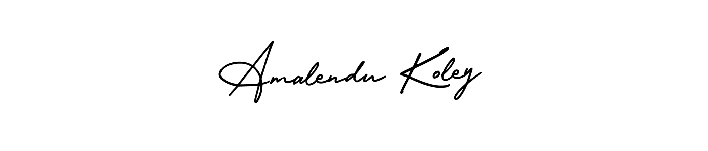 AmerikaSignatureDemo-Regular is a professional signature style that is perfect for those who want to add a touch of class to their signature. It is also a great choice for those who want to make their signature more unique. Get Amalendu Koley name to fancy signature for free. Amalendu Koley signature style 3 images and pictures png