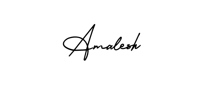 Make a beautiful signature design for name Amalesh. Use this online signature maker to create a handwritten signature for free. Amalesh signature style 3 images and pictures png