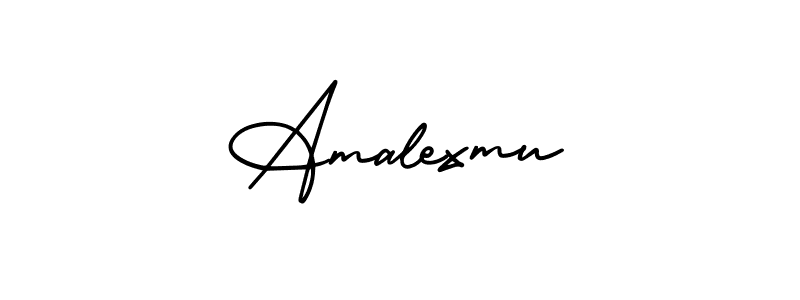 if you are searching for the best signature style for your name Amalexmu. so please give up your signature search. here we have designed multiple signature styles  using AmerikaSignatureDemo-Regular. Amalexmu signature style 3 images and pictures png