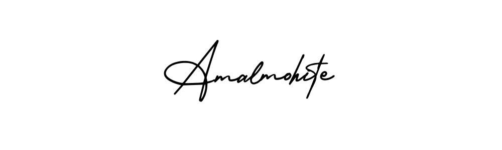 How to make Amalmohite signature? AmerikaSignatureDemo-Regular is a professional autograph style. Create handwritten signature for Amalmohite name. Amalmohite signature style 3 images and pictures png